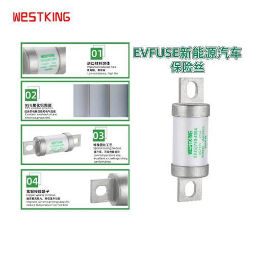西霸新能源 电动汽车电池系统压控制盒 DC750V-400A 直流熔断器