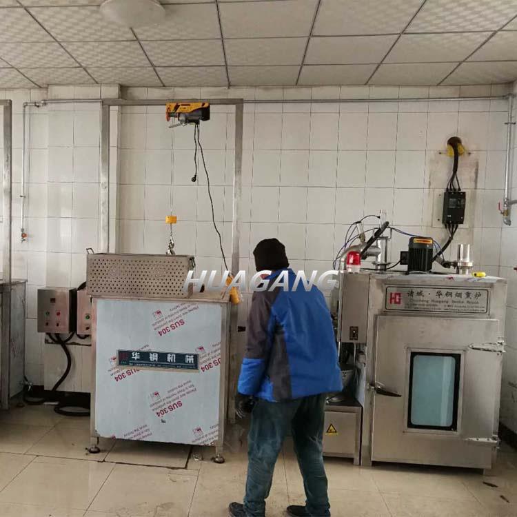 厂家定制卤煮鸡方形电锅 1米方形蒸煮锅定制 不锈钢自动提升电锅