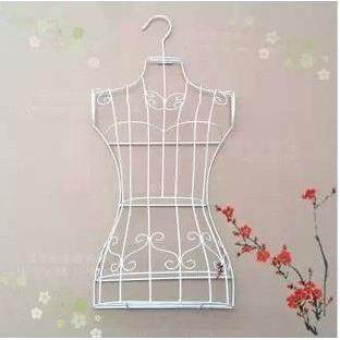 铁艺壁挂模特架 女装韩版半边模特道具 服装架 半身吊衣架 挂衣架