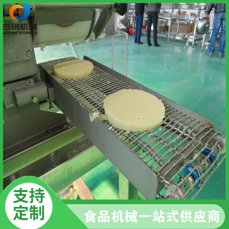 面筋饼成型机 蔬菜饼裹浓浆机器 豆腐饼裹浆裹糠成套设备
