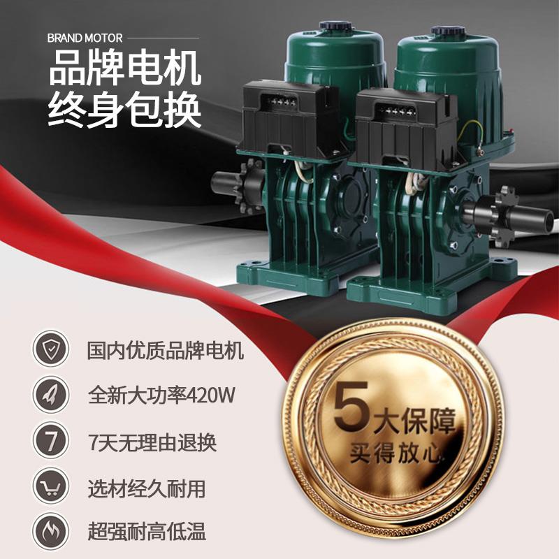 铝合金电动伸缩门不锈钢遥控大门单位自动收缩门学校工厂庭院大门