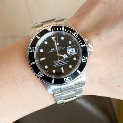 9.8新劳力士黑水鬼潜航者自动机械手表男士腕表正品16610