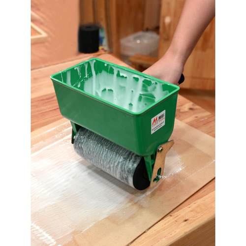 手动涂胶机滚筒刷小型滚胶机木工涂胶器纸箱木皮拼板刷胶机自动