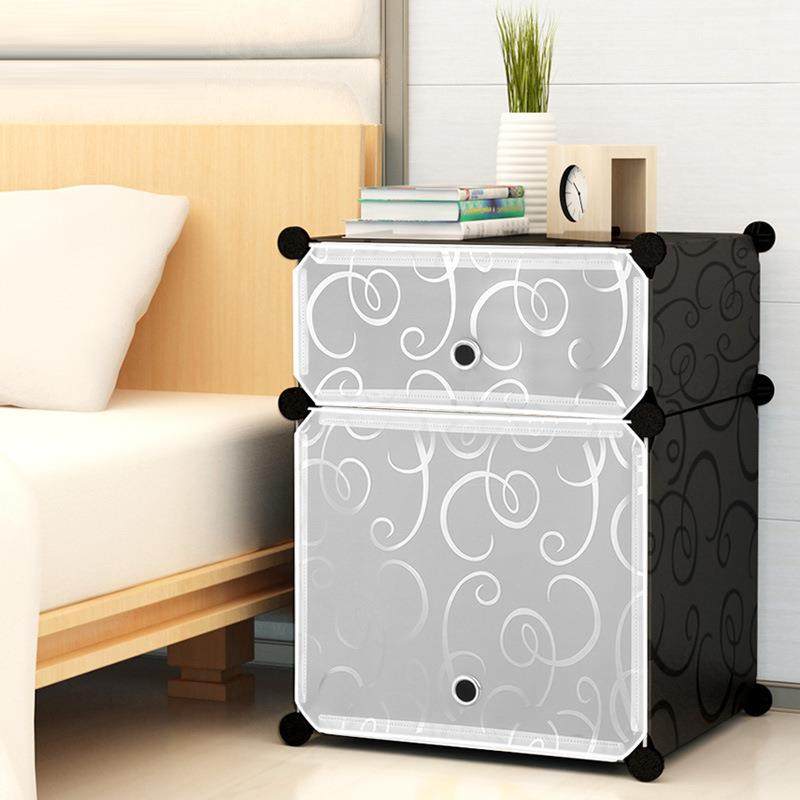 简易床头柜简约现代卧室迷你PP塑料储物柜角组合组装收纳柜子收纳,机械设备,其他机械设备,淘宝优惠券,粉丝福利购,淘宝优惠卷