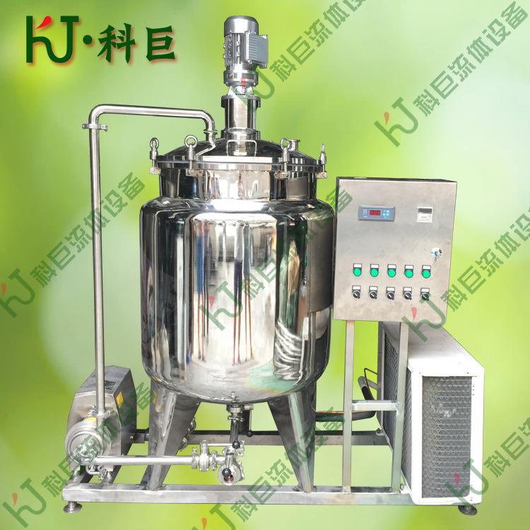 酸奶发酵杀菌机带制冷机液体巴氏杀菌机电加热带搅拌杀菌罐