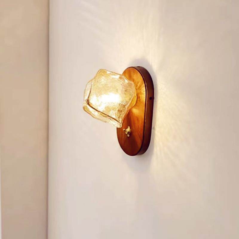 卧室床头壁灯中古风美式复古走廊客厅背景墙灯设计师款氛围感