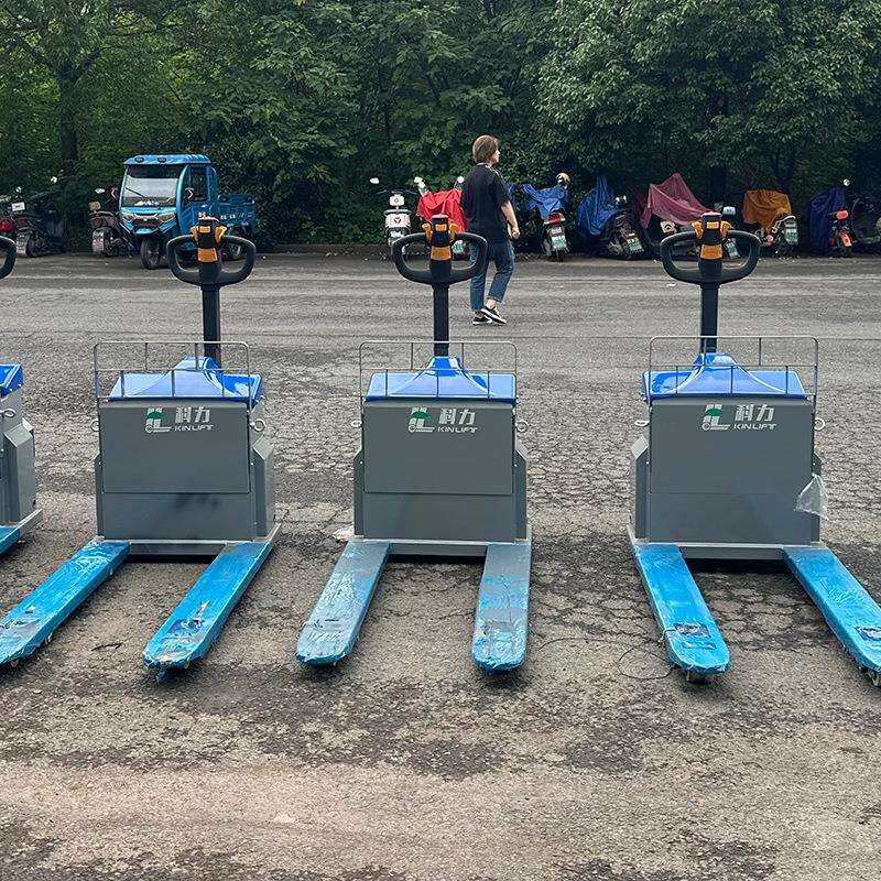 科力厂家KLT20E全电动托盘搬运车2/3吨液压电动叉车步行式地牛
