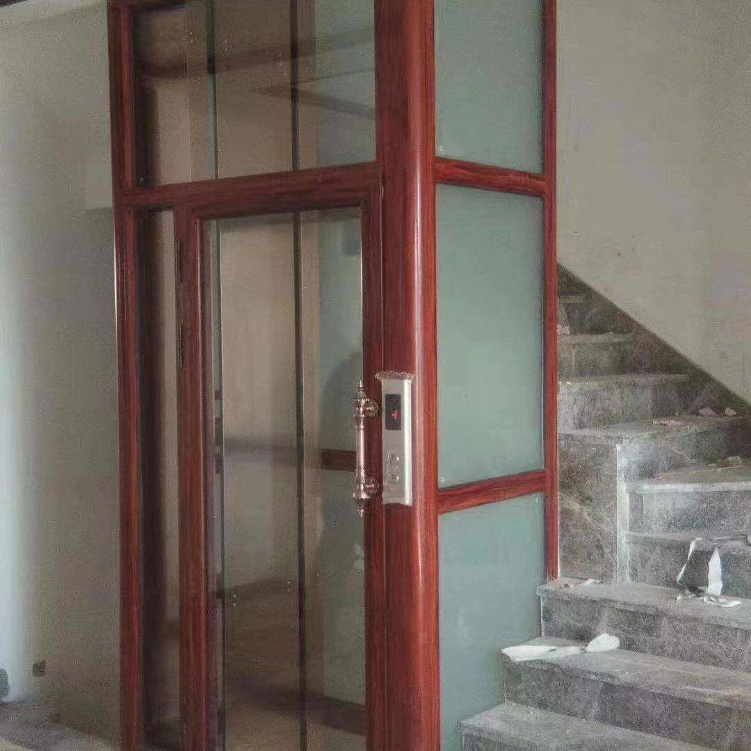 液压别墅电梯无机房复试阁楼观光电梯二层三层四层小型家用电梯