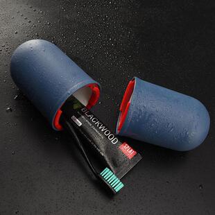 USAR情侣刷牙旅行便携式 洗漱杯子简约创意带盖可爱漱口杯商务出差