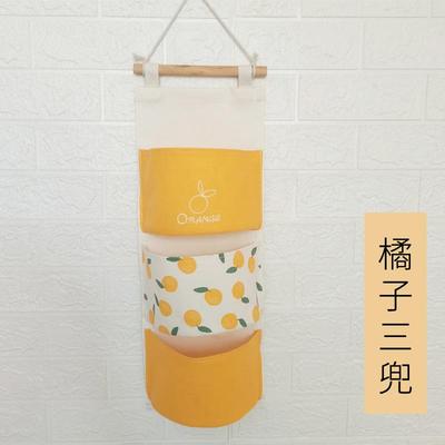 床头收纳收纳宿舍钥匙布艺墙挂袋