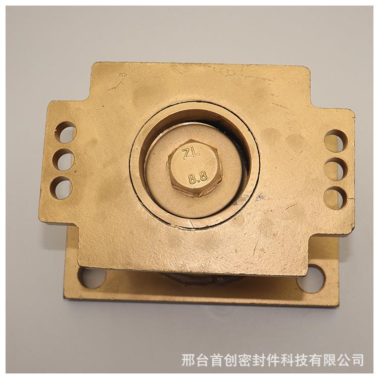 抗震支座厂家水平分散力高阻尼铅芯A7天龙钢梁建筑钢板隔震减震