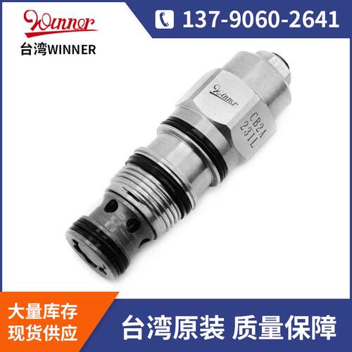 CB2A33IL 单向螺纹内插式硫化机插装阀 液压抗衡阀现货