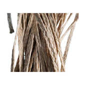 厂家批发拉菲草编手工五股草辫草帽编织材料5毫米7毫米约100米绳