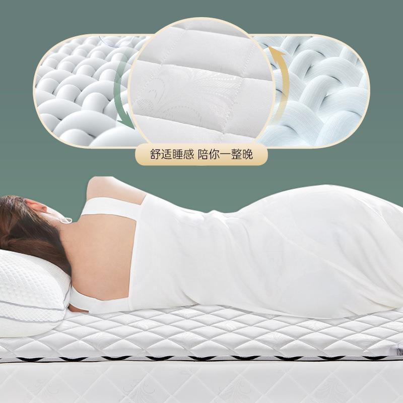弹簧床垫双人20cm厚1.8米乳胶垫1.5米椰棕床垫软硬可用跨境工厂