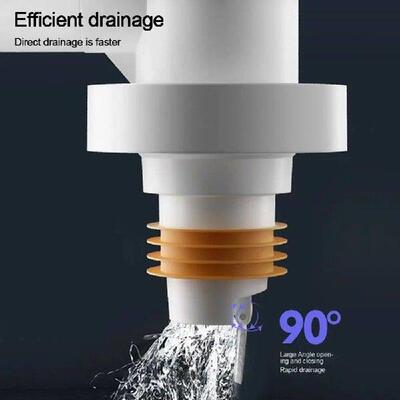 Plastic Washing Machine Floor Drain Adapter Sewer Elbow