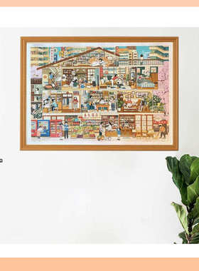 简约框3djp600片拼图58.装裱1200现代8框架72300Θ.片拼图8×批发