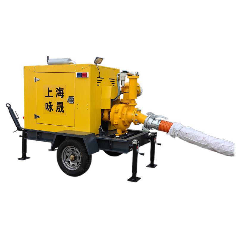 6寸8寸10寸12寸移动式发电排水照明电站 防汛应急柴油机水泵