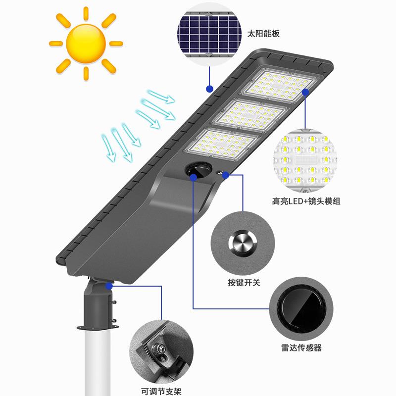 户w道外庭院路照明灯SL-SSL-7工程感应款w 60120w180一体化高亮太