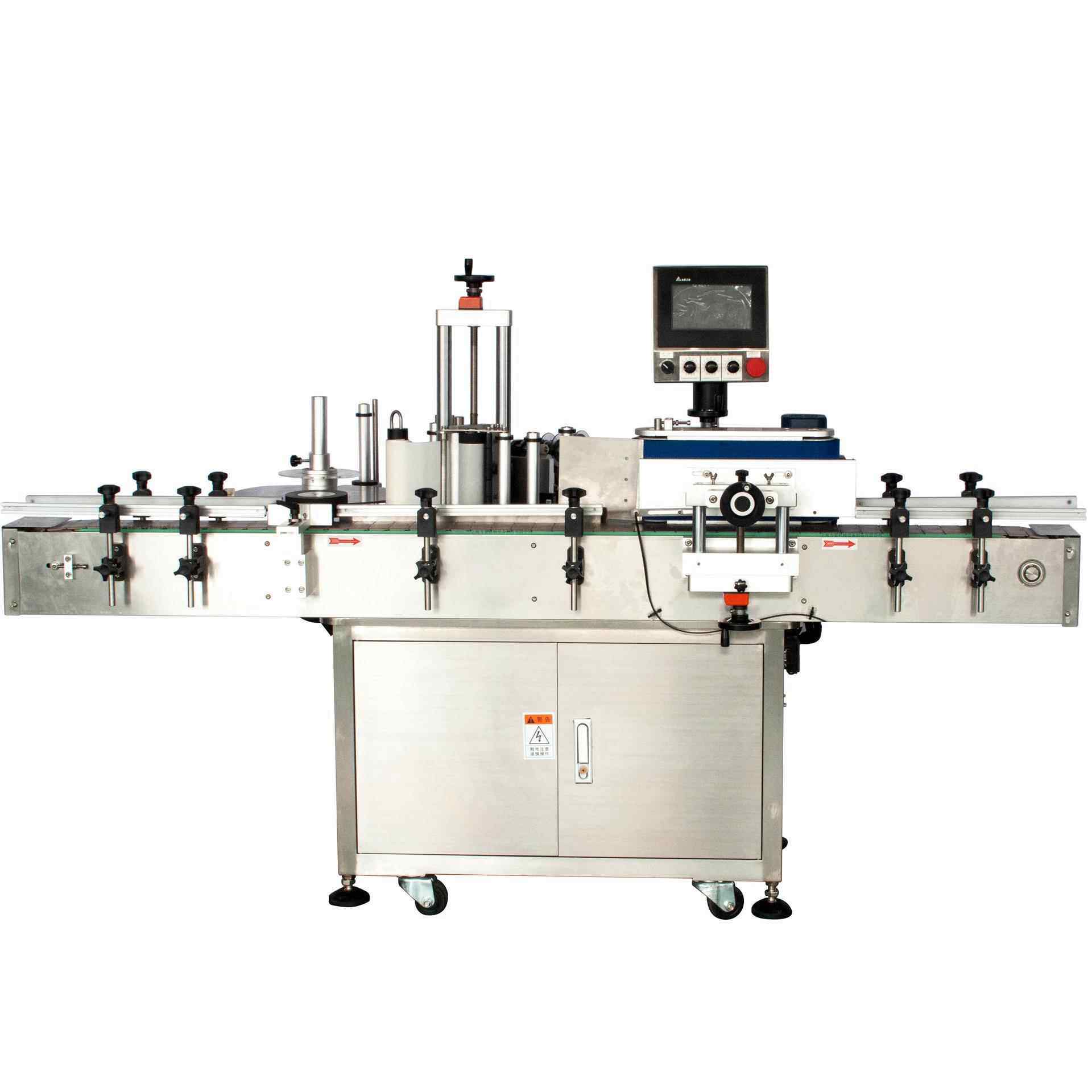 白城全自动双面贴标机式DLTB-C/R消毒液饮玻璃瓶贴标料立圆瓶不干