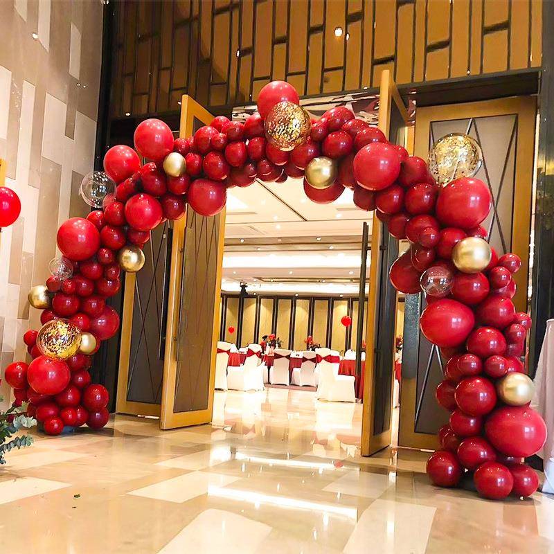 气球拱门支架店铺开业婚礼生日场景布置新年节日装饰立柱活动