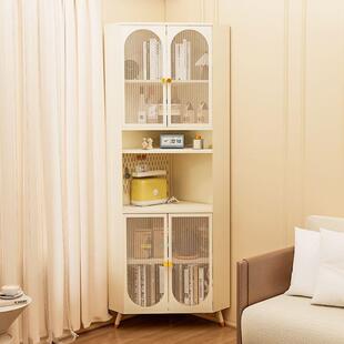 拐置物柜客厅墙角三角架子卧室置物338架靠边柜子角收转墙纳角储