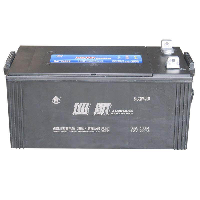川西蓄电池 6-CQW-200MF 12V200Ah CCA 1000A 船舶专用电瓶 厂家