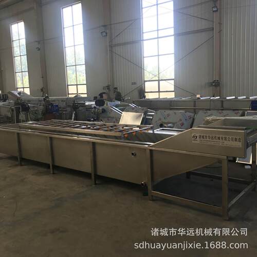 商用去农残蔬菜清洗机 果蔬清洗设备 泡椒加工流水线 厂家