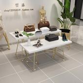 服装 流889店展示桌北欧展示架铁长方形实桌子中岛台艺高低组合水