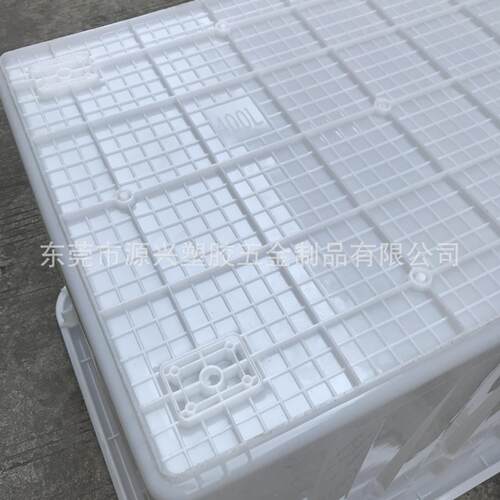 家直销蓝红白框色服装套印IBG染厂厂收纳箱 车间整理储物叠周转水