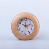 圆蛋闹钟美式 设计小闹钟 复古静音台钟学生卧室床头座钟工厂新款