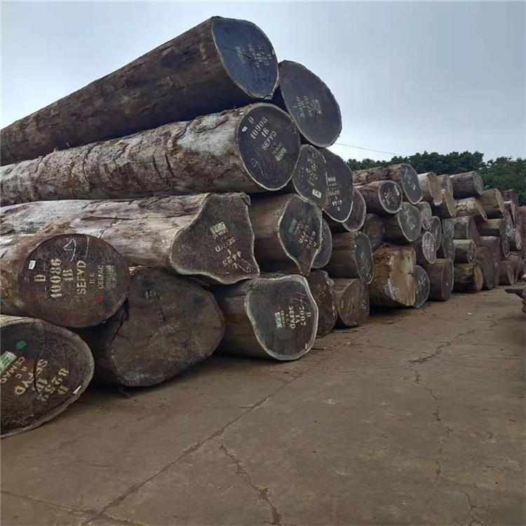 张家港码头现货非洲红花梨 红花梨原木 红花梨板材 红木家具料