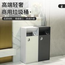 定制户外垃圾桶分类不锈钢酒店大堂立式电梯口商用带烟灰缸果皮箱