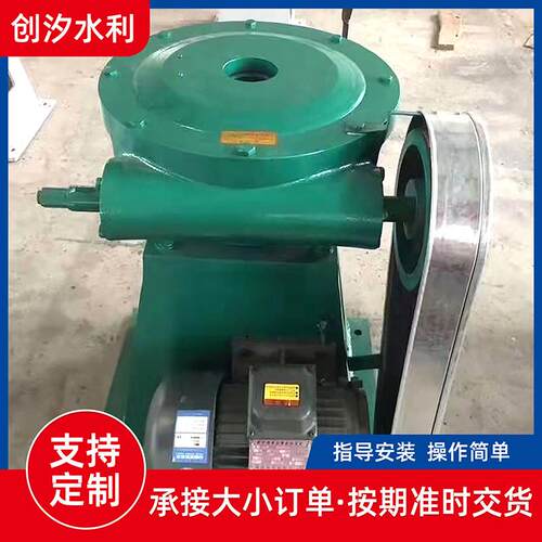 铸铁闸门一体式手电筒两用手轮侧摇式双吊点直联平推卷扬螺杆启闭