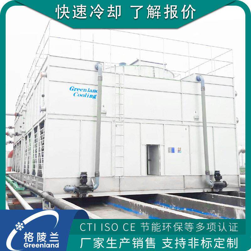 1500m每小时的闭式凉水塔 无锡冷却塔生产厂家电话 宾馆水塔设备