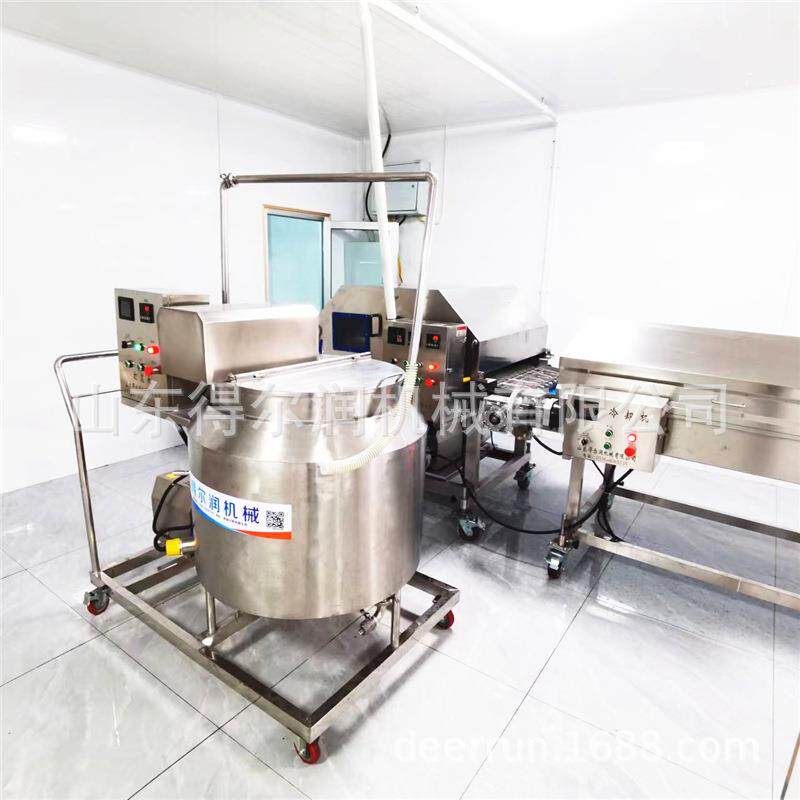 冻干草莓裹巧克力涂层机单双面裹涂休闲食品挂糖浆机器淋幕式