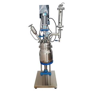 巩义亿铭双层不锈钢釜反应高10L20L50L实验VKI室搅拌罐高温压反应