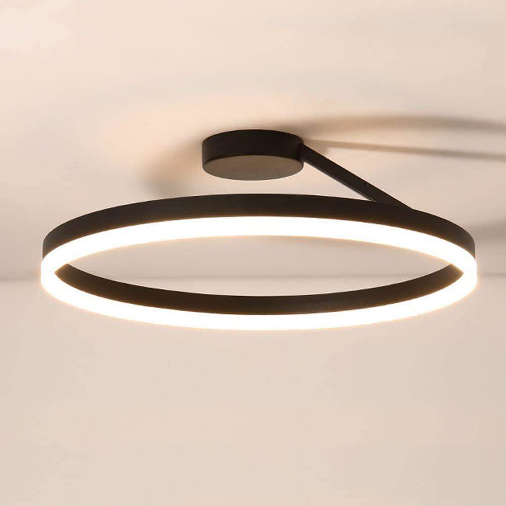 主卧室发光二极管吸顶灯简约现代书房餐厅创意北欧圆灯室内吊灯