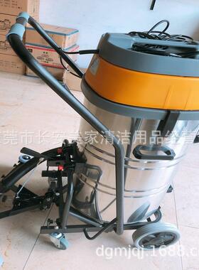 劲霸吸尘吸水机AS80-3W地坪后扒工业吸尘器大吸力大功率80L