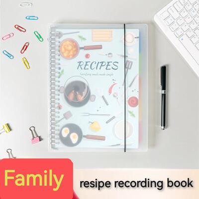 Daily DIY Cookbook PP cover Loose Leaf recipe Record Book