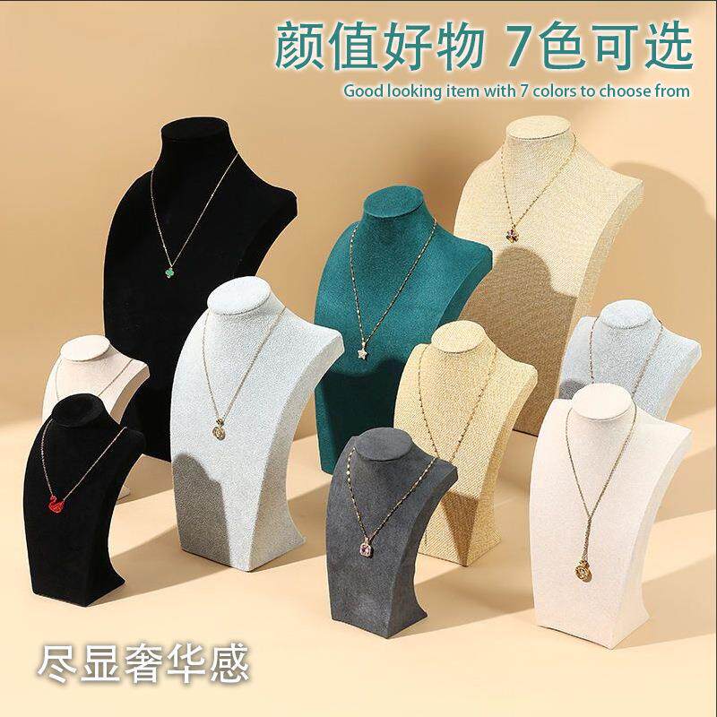 人像脖子饰品架模特展示道具项链展示架人台首饰珠宝收纳陈列
