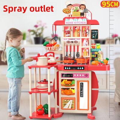 cheap playing kitchen set toys girls boys gift kids cooking