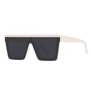 Glasses new one-piece polarizing sun-proof square sunglasses