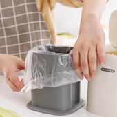 桌面垃圾袋小号透明白色家用迷你拉圾袋车载垃圾桶塑料袋清洁袋