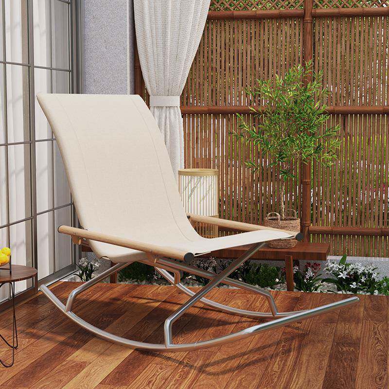 午休床户外庭院摇椅躺椅阳台家用花园摇摇椅折叠床