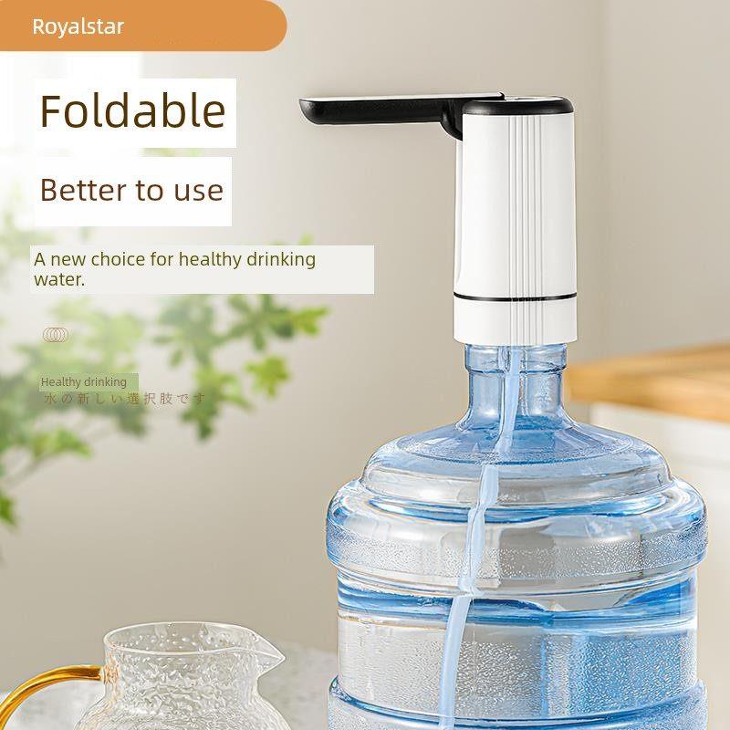 电动桶装水抽水器折叠饮水机压水器纯净矿泉水自吸水泵全自动上水