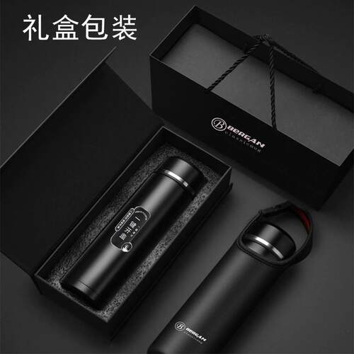 正品er男gans保温杯高档一键盖316开无缝抗菌水杯车载泡B茶杯子定