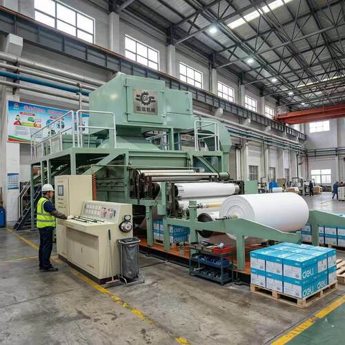 GR-2100mm 印刷文化纸机 再生公用纸制造设备 工业造纸机械