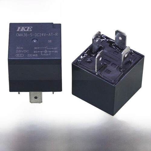 货车铲车叉车空调继电器CMA36-S-DC24V-AT-R 30A 28VDC 4脚大功率