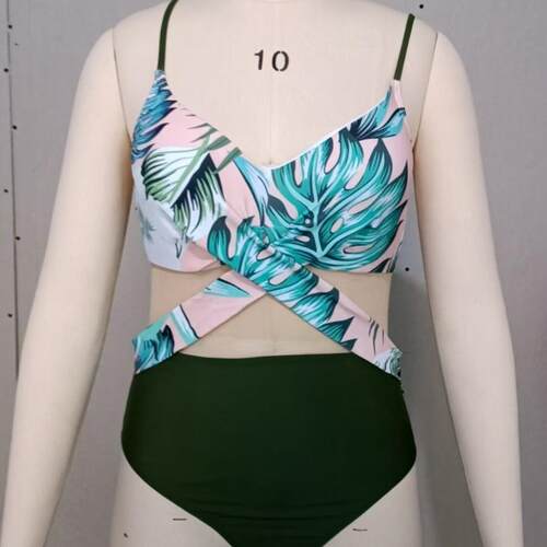One-piece bikini women's swimsuit suspender backless