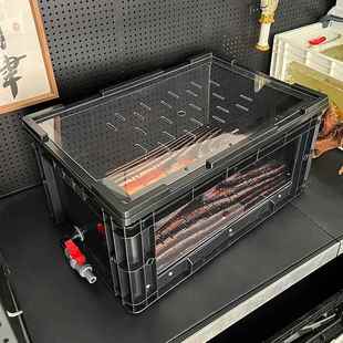 嘿匣子乌龟爬宠育苗箱盒蛋龟饲养盒冬眠龟苗隔离盒过冬保暖盒龟缸